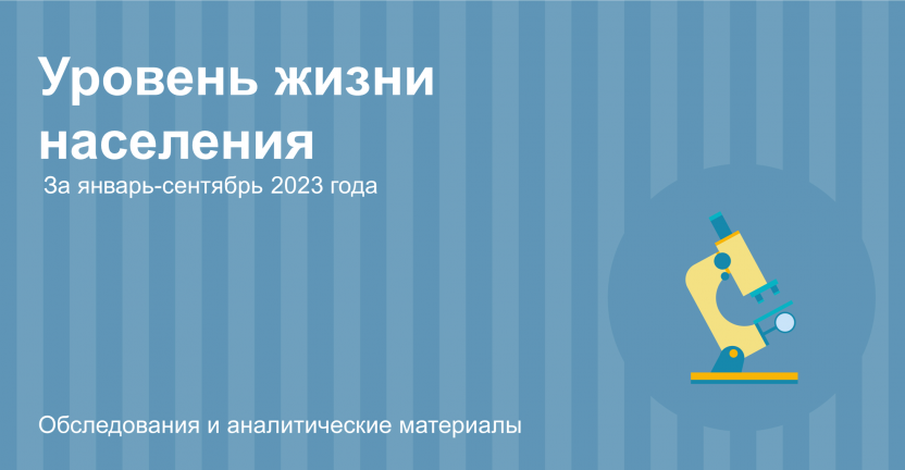 Уровень жизни населения Томской области в январе-сентябре 2023 года